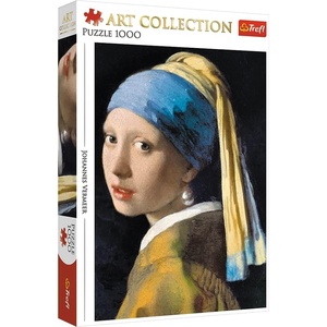 image:imageTREFL 1000 Piece Jigsaw Puzzles Girl with a Pearl Earring Johannes Vermeer Puzzle Iconic Paintings Puzzle Adult Puzzles Trefl 10522