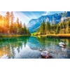 image:imageTrefl Prime 1500 Piece Puzzle  Romantic Sunset Vernazza Liguria ItalyUft Puzzle Wanderlust at the Foot of Alps  Hintersee Lake  Germany