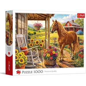 image:imageTrefl  Horse on the Farm  1000 Pieces Puzzle 269x189  DIY Jigsaw Creative Entertainment Classic Jigsaw for Adults and Children aged 14 and over