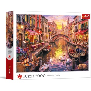 image:imageTrefl  Romantic Venice  2000 Pieces Puzzle 378x269  RED DIY Puzzle Creative Entertainment Classic Jigsaw for Adults and Children aged 14 and over